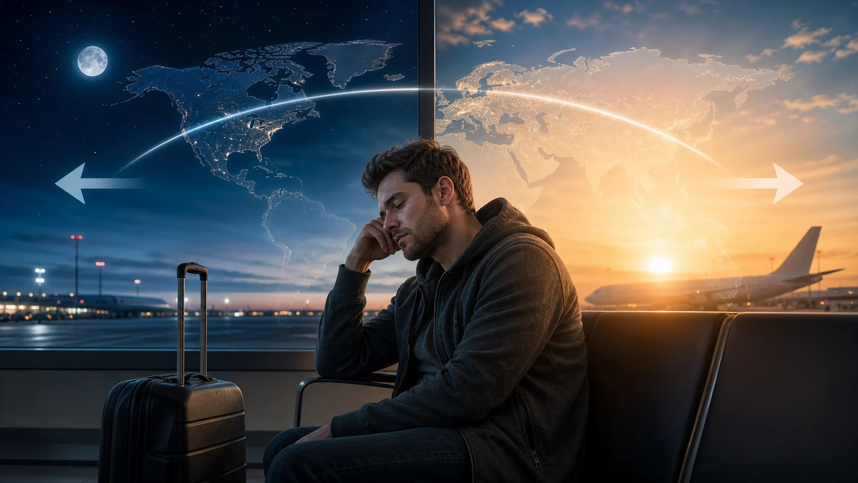 East vs. West: Why Jet Lag is Worse in One Direction