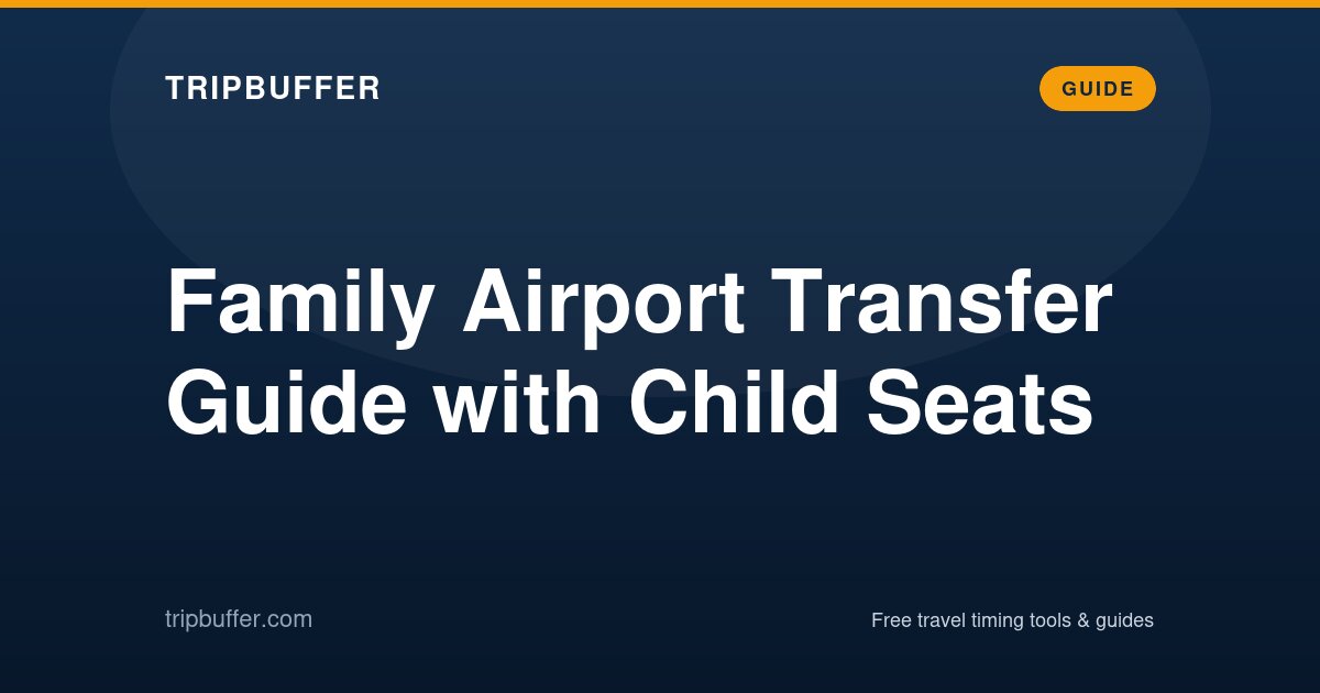 Family Airport Transfer Guide with Child Seats — TripBuffer